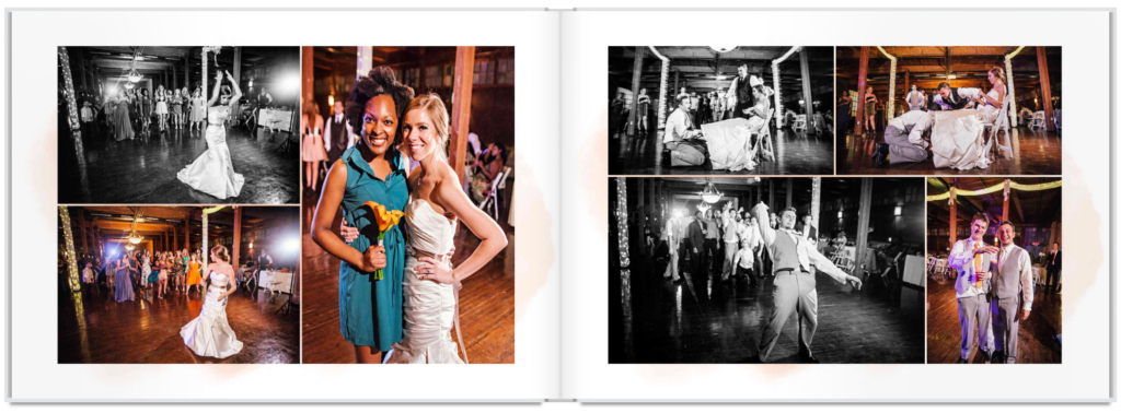 Wedding Album layout - Fun Moments